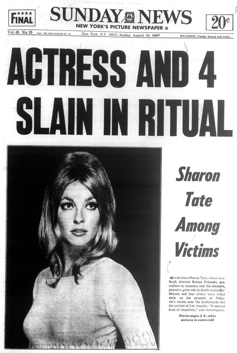 A Os El Asesinato De Sharon Tate Charles Manson Y La Culpa De