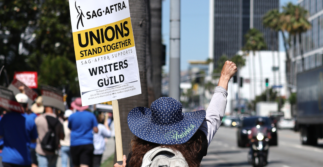 Hollywood actors go on strike for the first time in more than 40 years