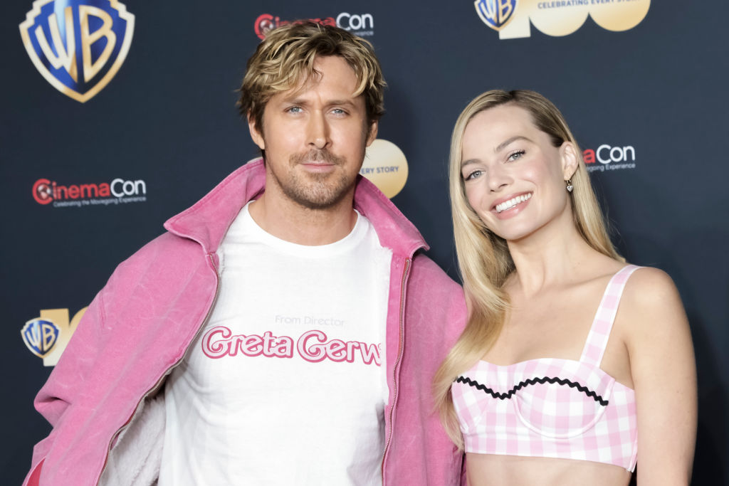 Ryan Gosling and Margot Robbie at CinemaCon 2023