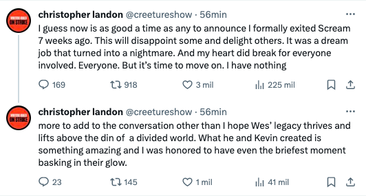Uno más: Christopher Landon renuncia como director de 'Scream 7'
