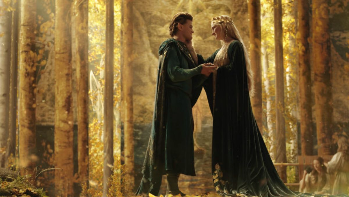 Elrond y Galadriel en 'El señor de los anillos: Los anillos del poder'
