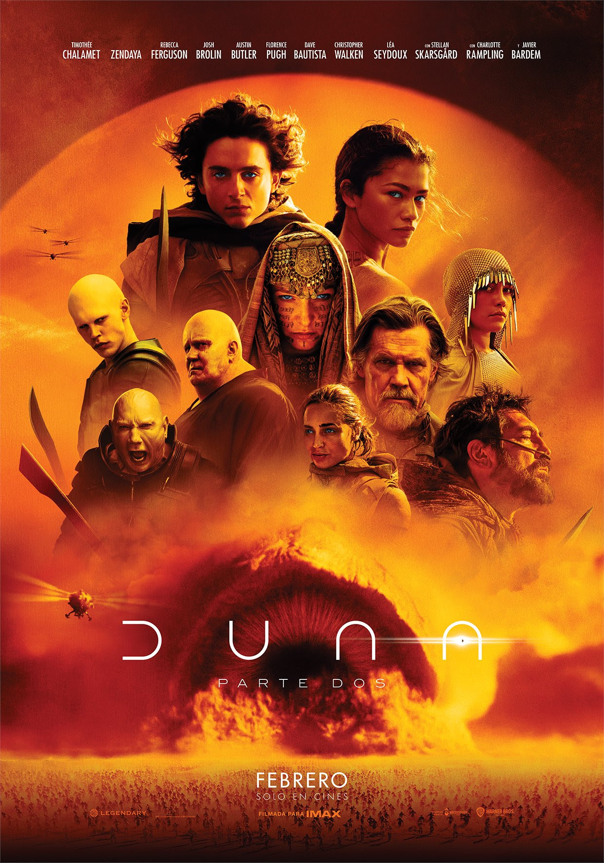 Official poster for Dune: Part Two