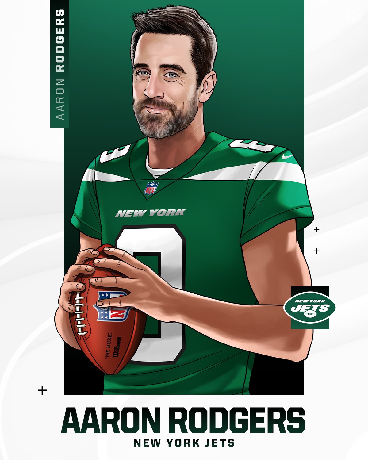 The arrival of Aaron Rodgers to the Jets