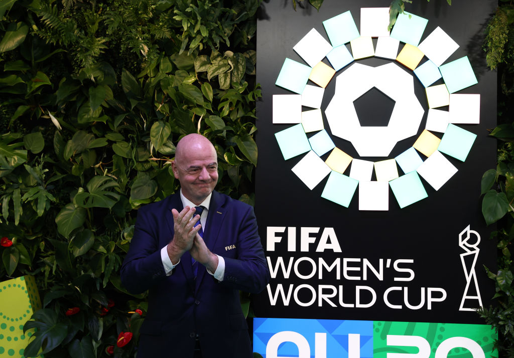 Gianni Inafntino and his support for the 2023 2027 Women's World Cup