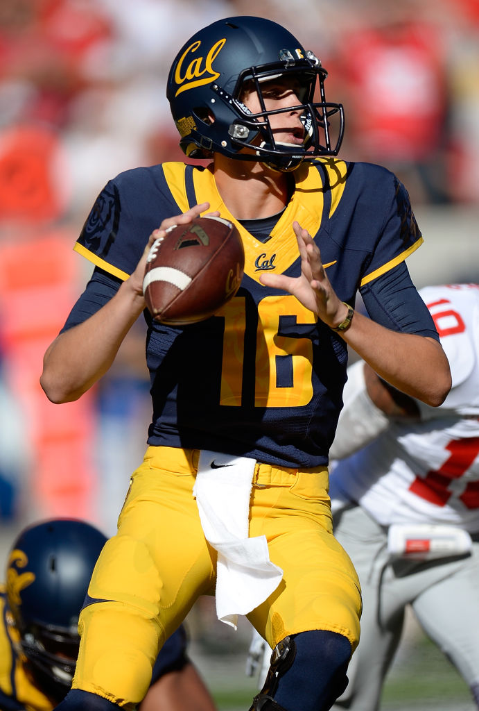 Jared Goff with the Golden Bears