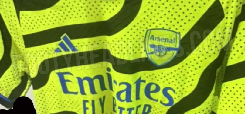 Gunners fans have complained about this possible jersey design for the 2023-2024 season 