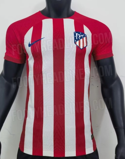 The classic jersey style for Atlético de Madrid next season