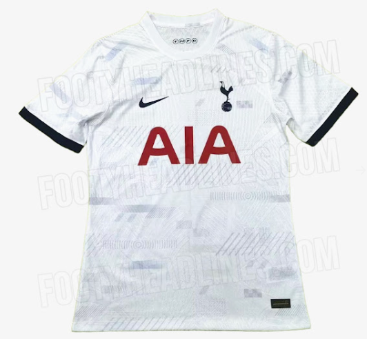 Tottenham's home shirt can't vary much