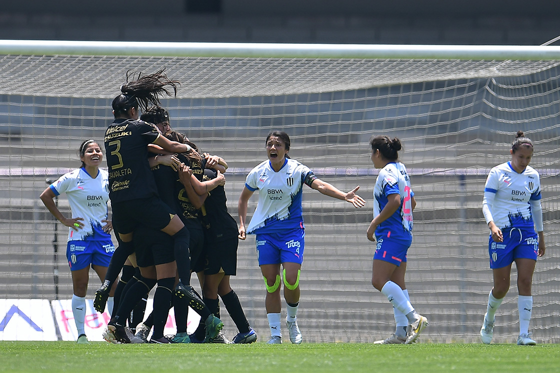 pumas vs rayadas monterrey mx women's league