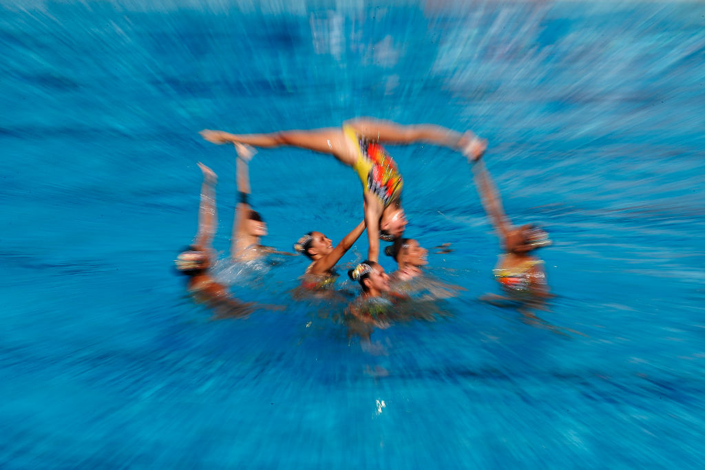 Mexico in artistic swimming in competition