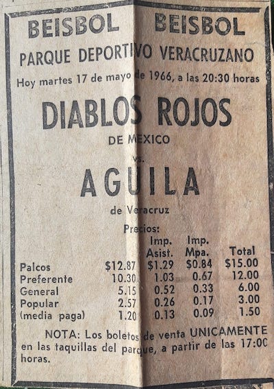 Partido del Águila de Veracruz en el Parque Deportivo Veracruzano. 