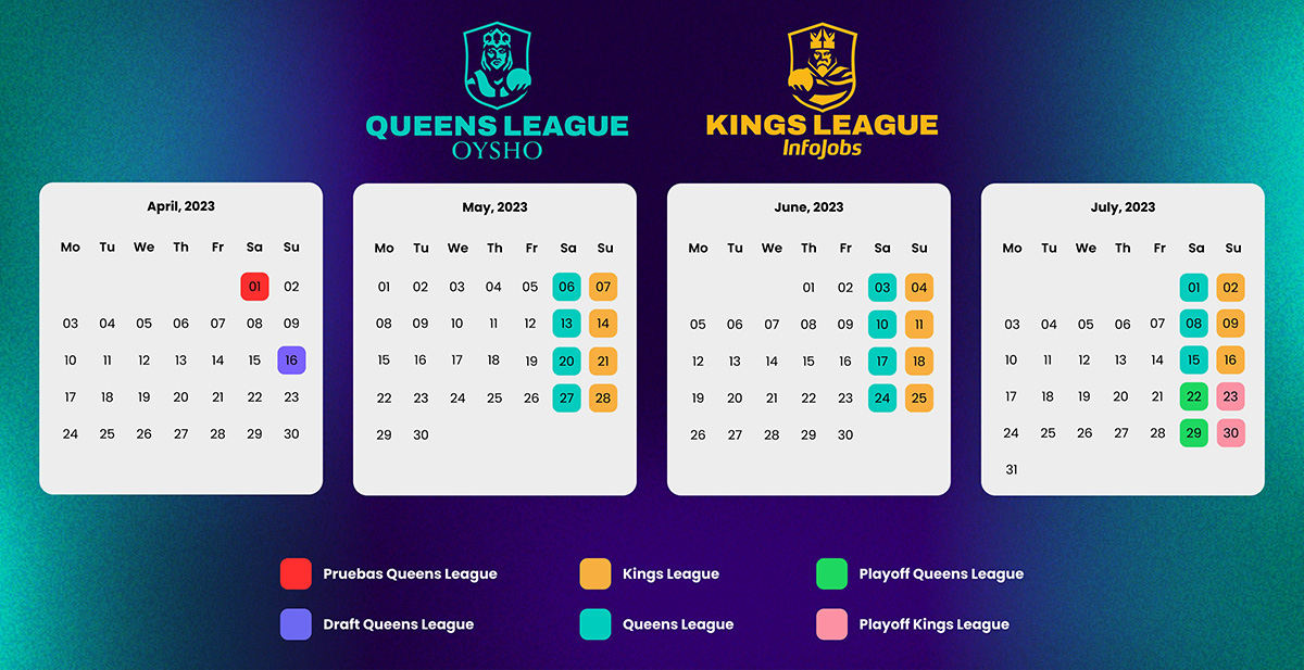 Schedule first Queens League tournament