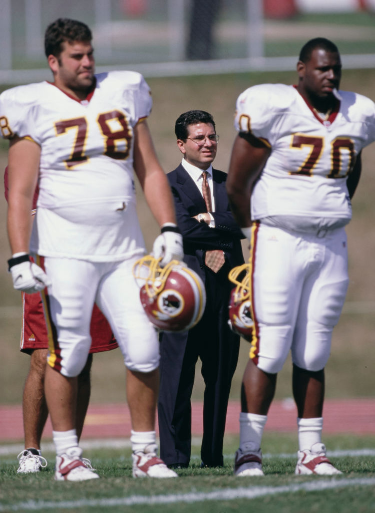 Dan Snyder in 1999 after buying the Redskins, at that time the name of the franchise