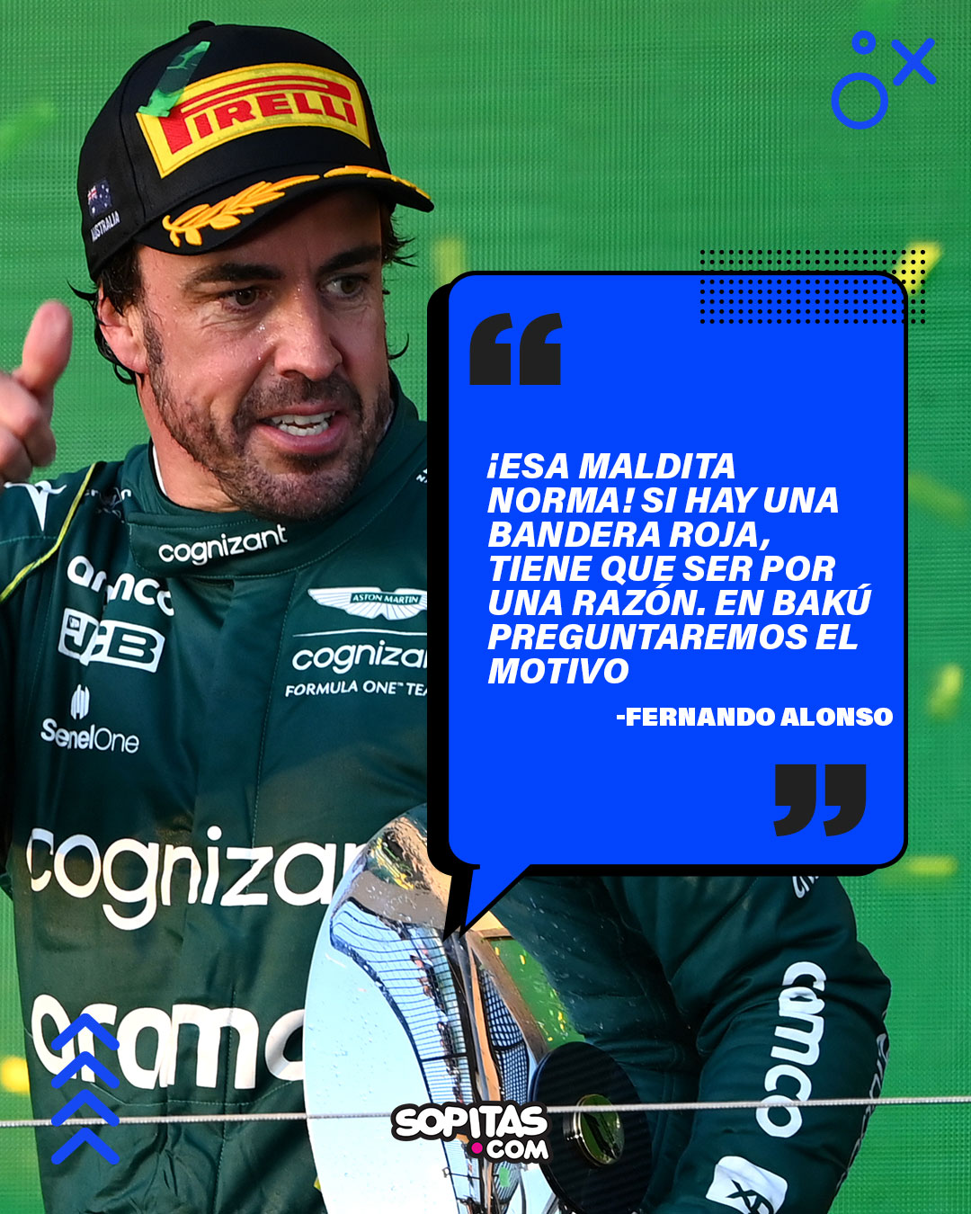 Fernando Alonso wants to know the reason for the red flag in Australia