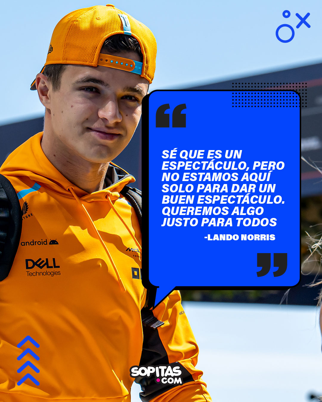 Lando Norris advocates for a balance;  not everything is the show