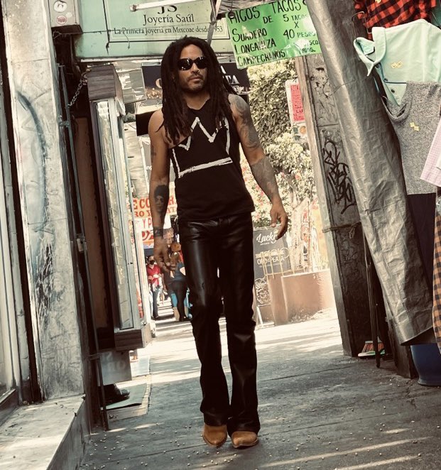 Lenny Kravitz in Mixcoac