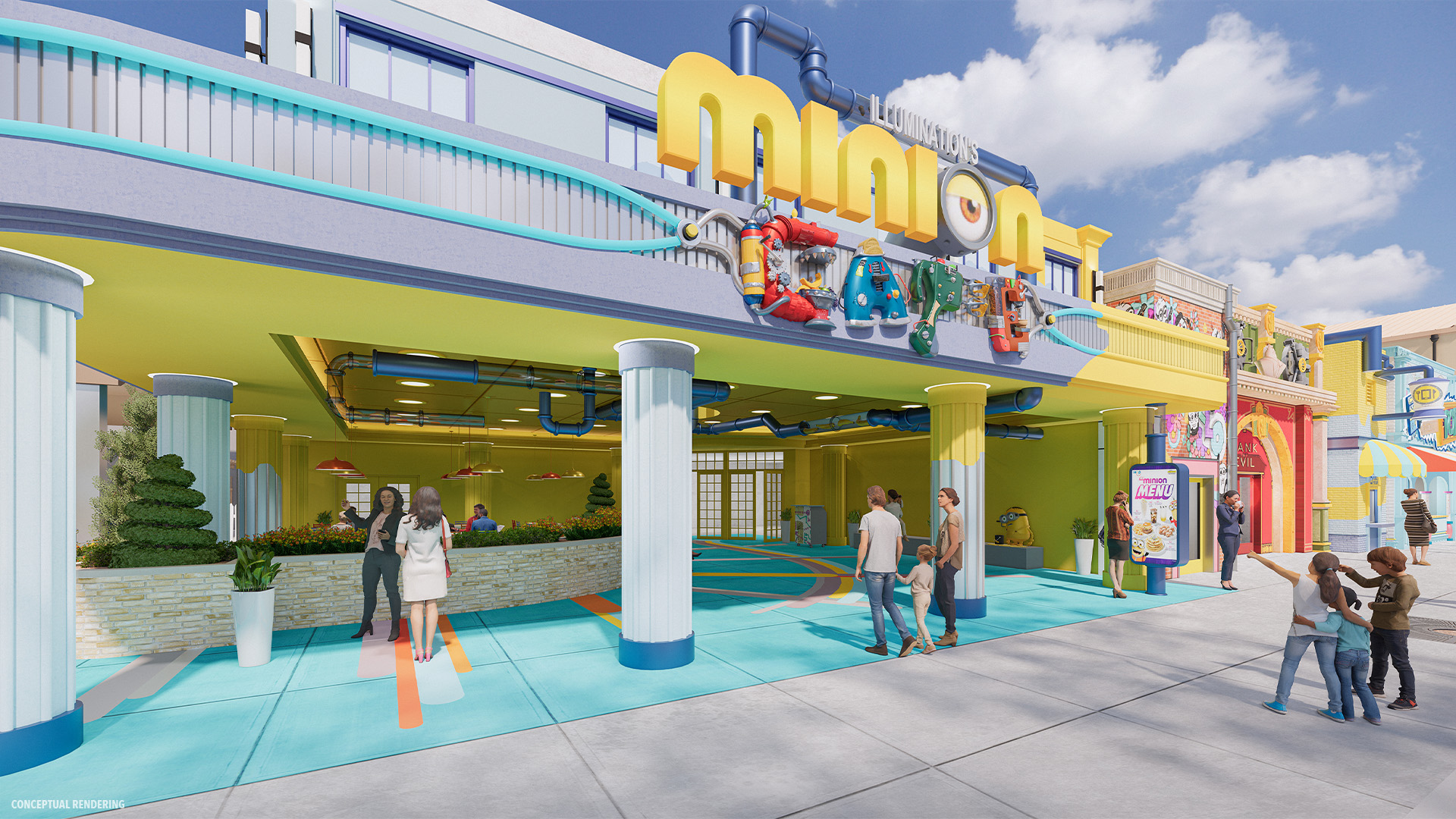 Universal is opening a Minions themed area in Orlando and it looks amazing! 