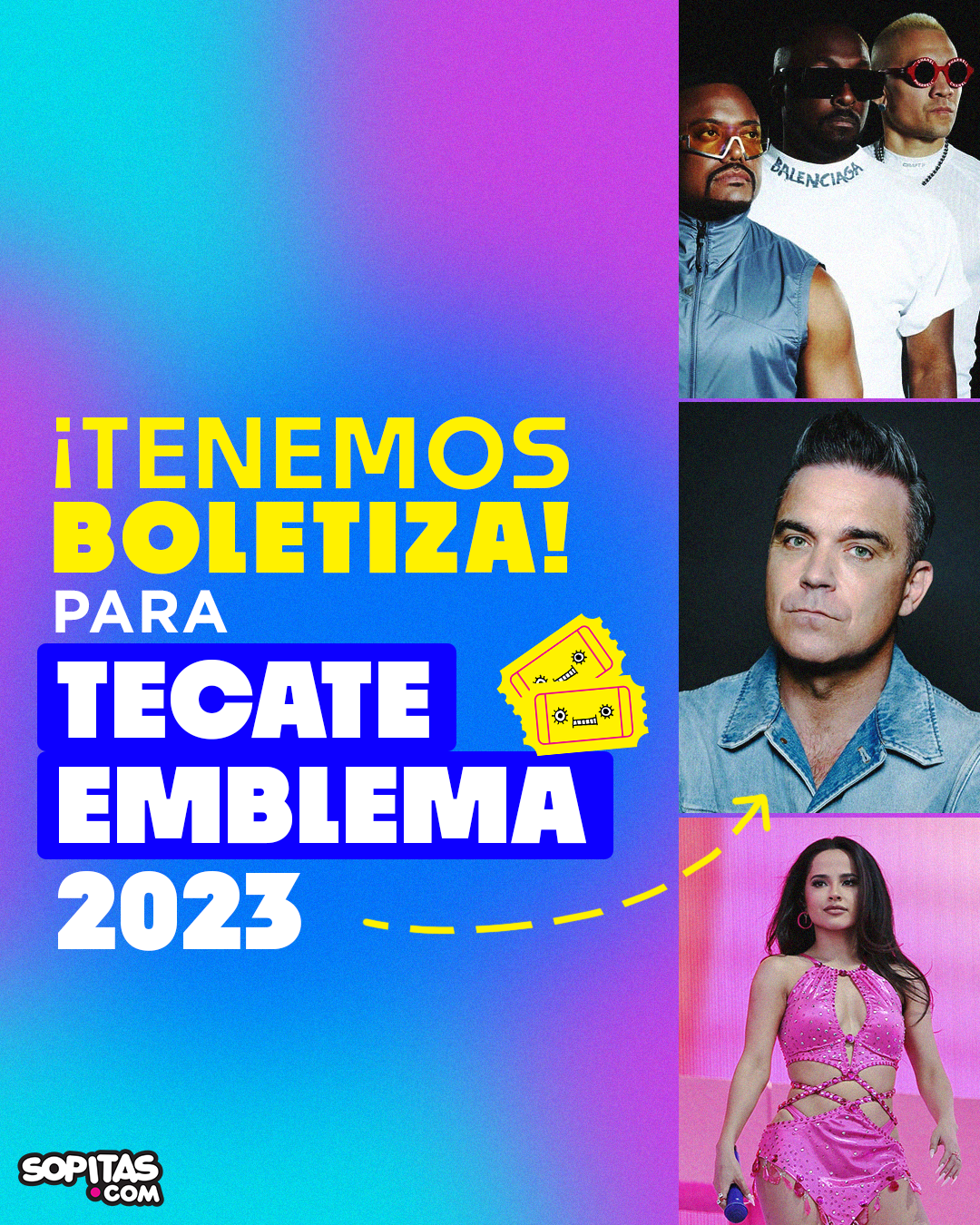 Let the ticket form for the Tecate Emblema 2023!