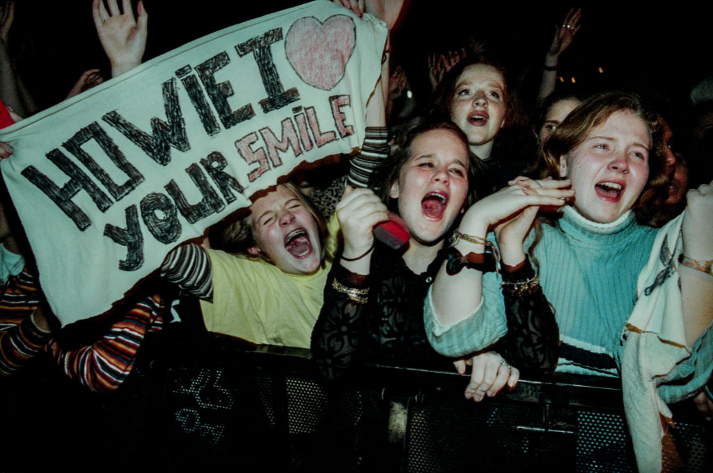 Fans de los Backstreet Boys en los Países Bajos en 1996 