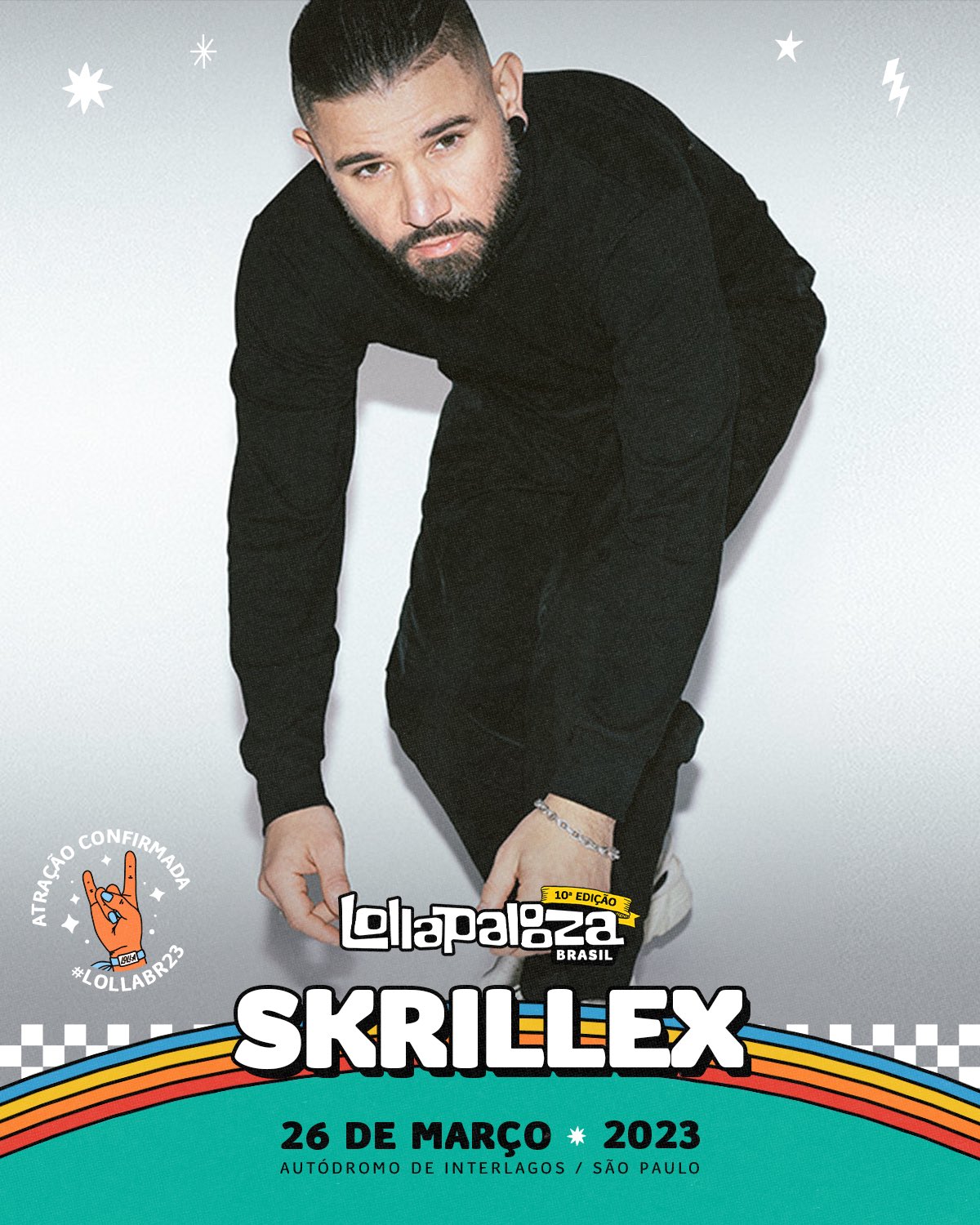 Skrillex at Lollapalooza Brazil 2023 