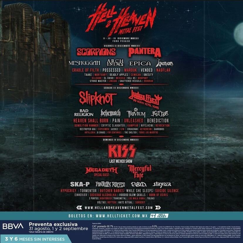 Pantera, Slipknot i KISS przyjeżdżają do Hell & Heaven 2022 i takie są ceny