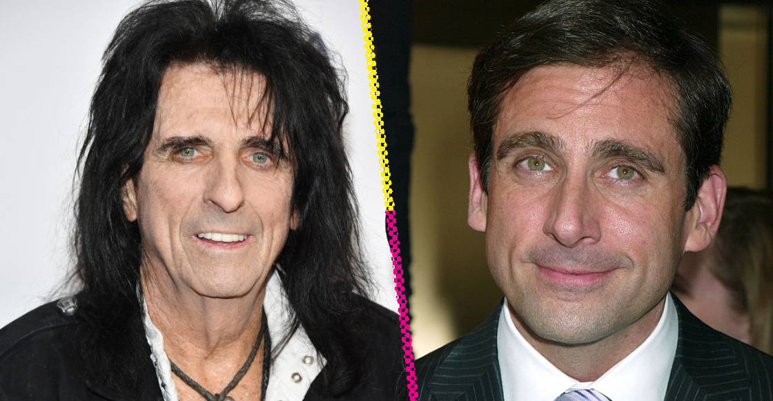 musicos actores famosos que se parecen mucho steve carell alice cooper