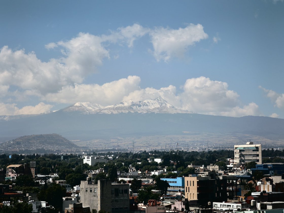Photo of the Nevado de Toluca.