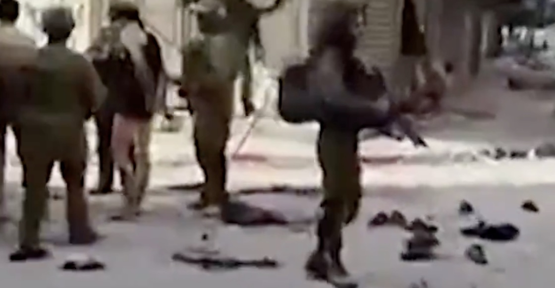 The controversial video of naked Palestinians detained in Gaza