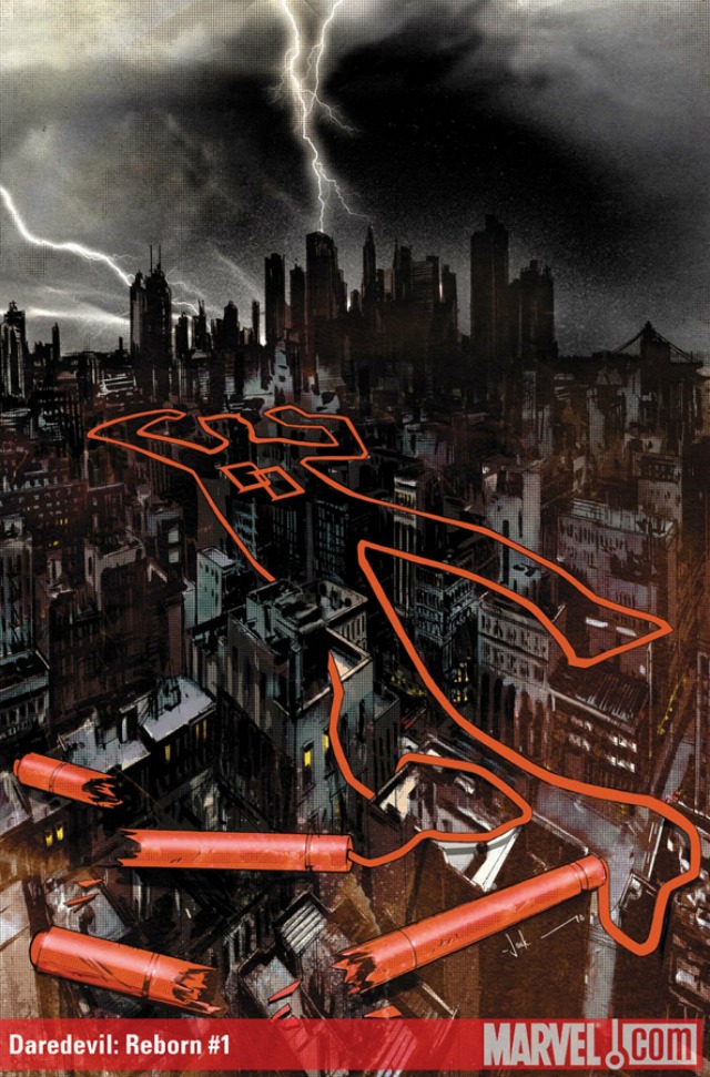 "Daredevil: Reborn #1" de Jock.