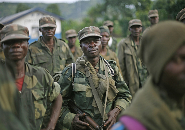 soldado congoleño
