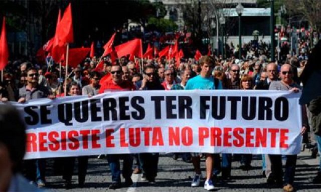 portugal manifestaciones primero de mayo desempleo