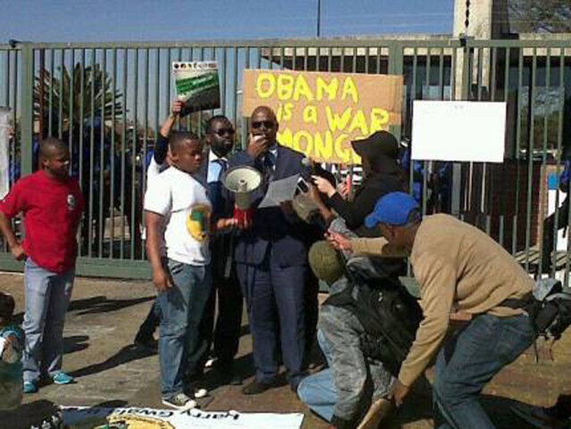 nobama africa protestas sudafrica mandela