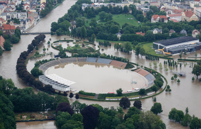Hochwasser Thüringen - Gera