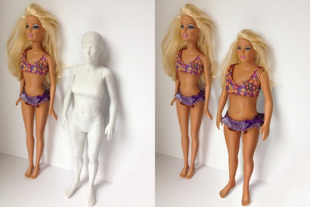 barbie modelo 3d