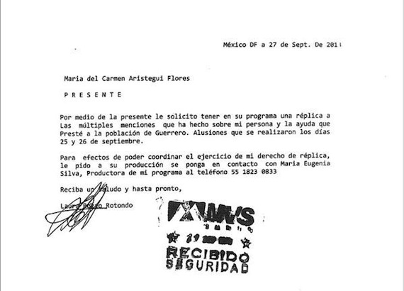carta laura-aristegui