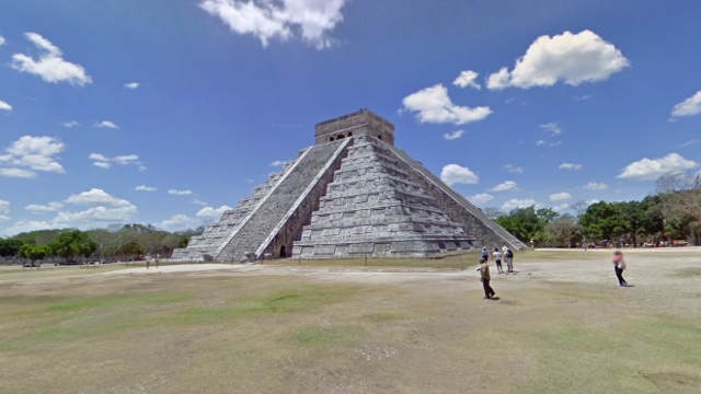 Chichén Itzá en Google Maps