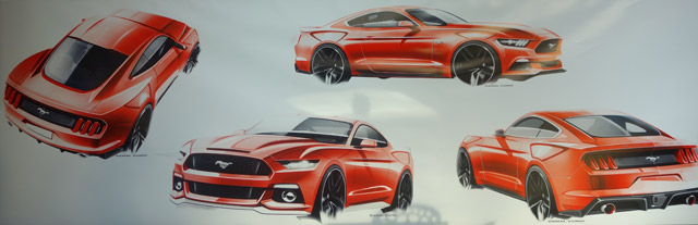 Ford-Mustang-Sketch