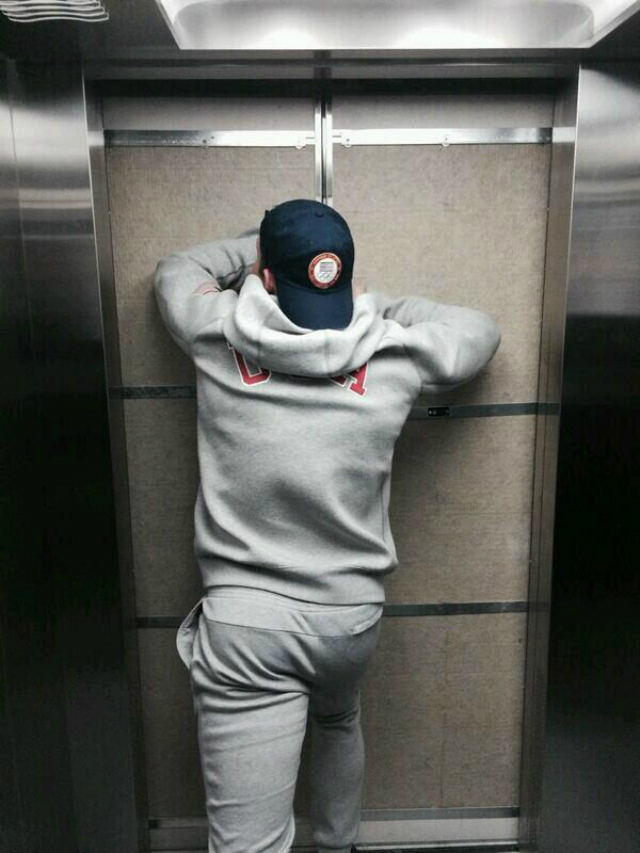 en el elevador