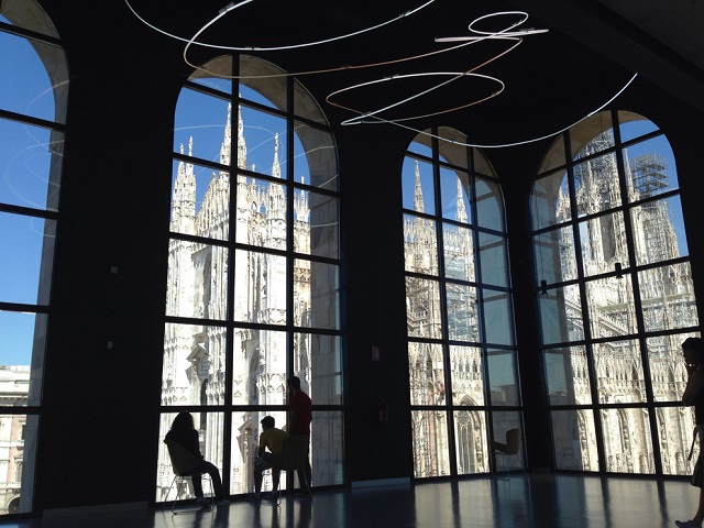 Domo de Milán desde al Museo de Arte Moderno Novecento, Kathryn Schipper 