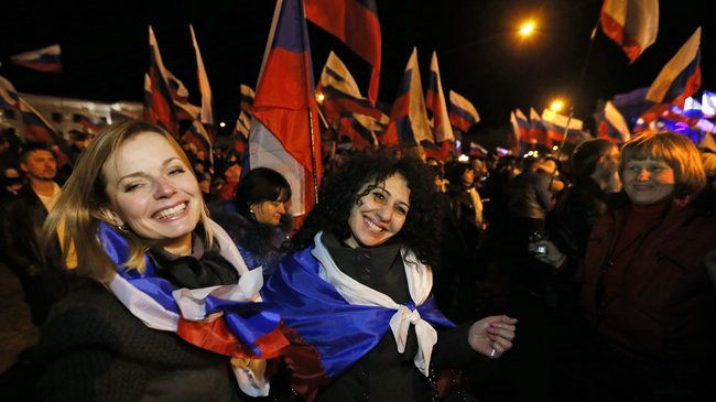 Crisis in Ukraine - 93 per cent of Crimeans back joining Russia