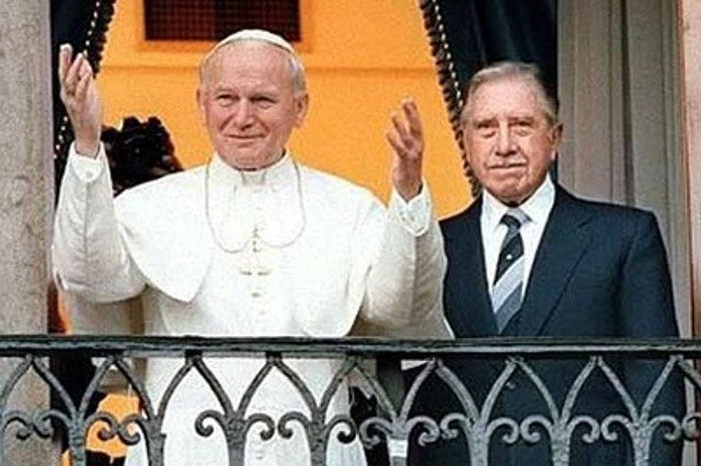 Juan Pablo II Augusto Pinochet