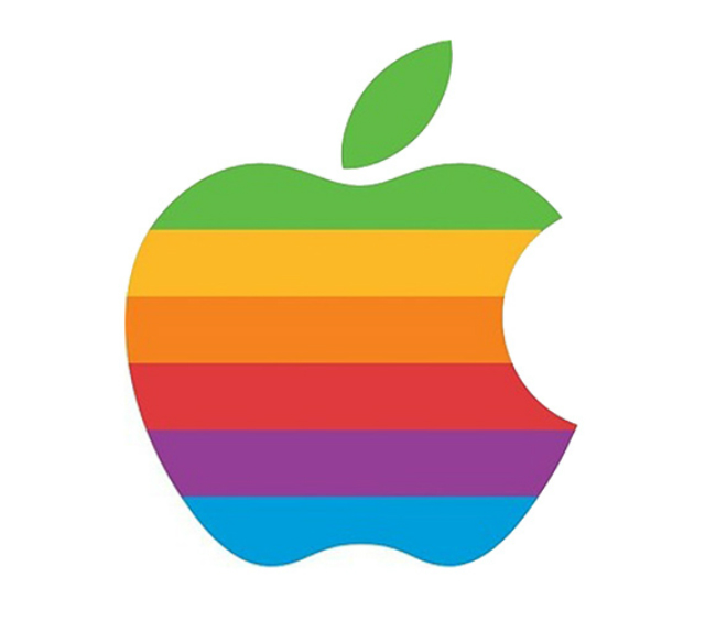 apple logo colores