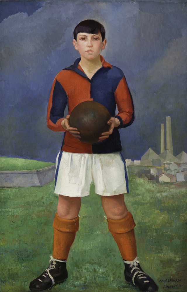 Joven futbolista, 1926, óleo sobre tela, colección particular