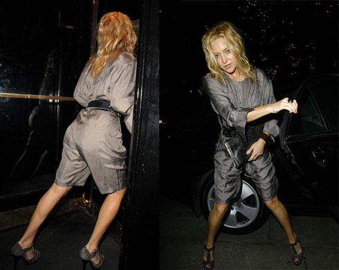 Actress Kate Hudson arriving at the Dorchester hotel in London.
