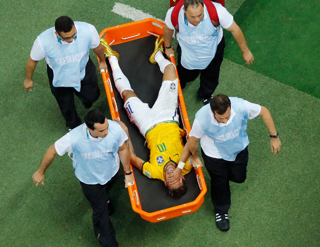 neymar lesion