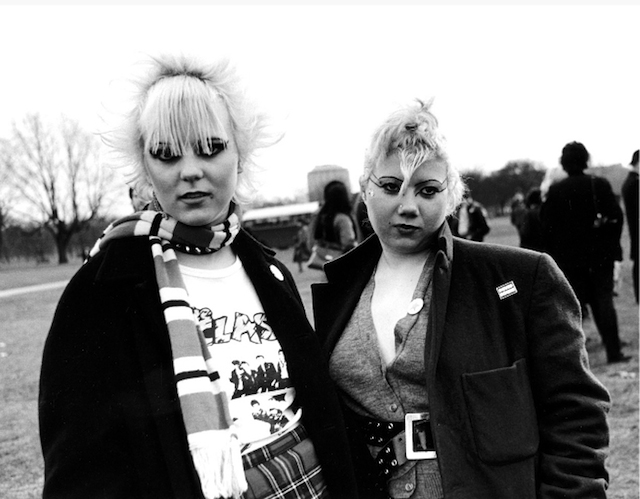 Punk girls Hyde Park London 1979_J Beckman