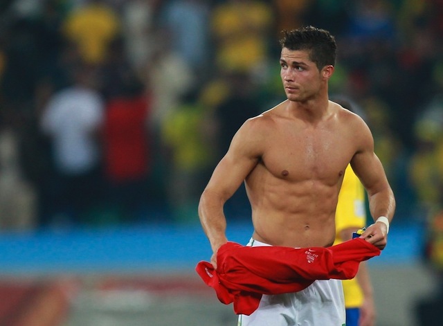 Portugal's striker Cristiano Ronaldo at