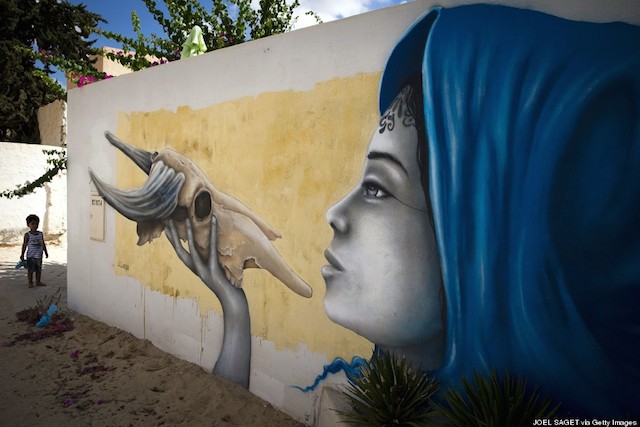TUNISIA-ERRIADH-DJERBAHOOD-STREET-ART