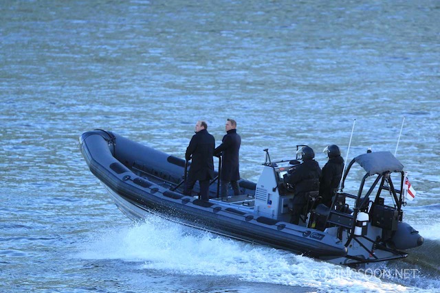 First day of filming for James Bond's 'Spectre'