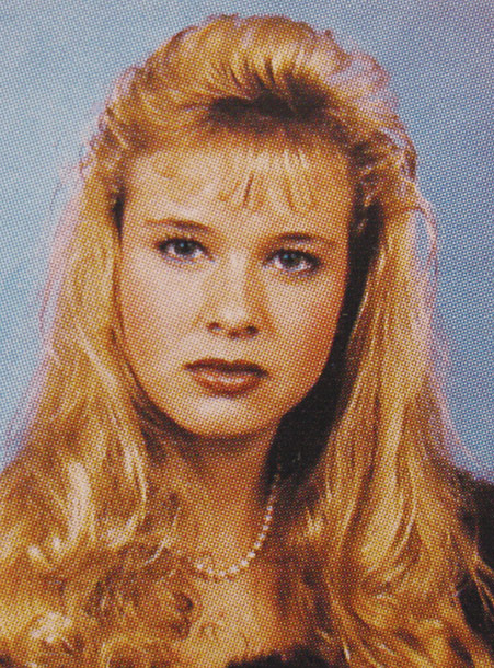 Renee Zellweger in high school yearbook photos